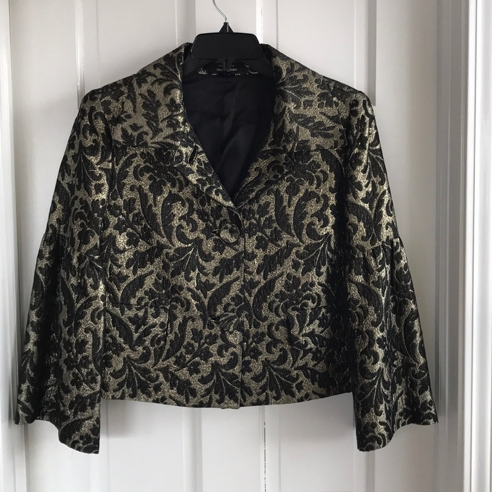 Ellen Tracy Bolero-Style Bell-Sleeved Blazer